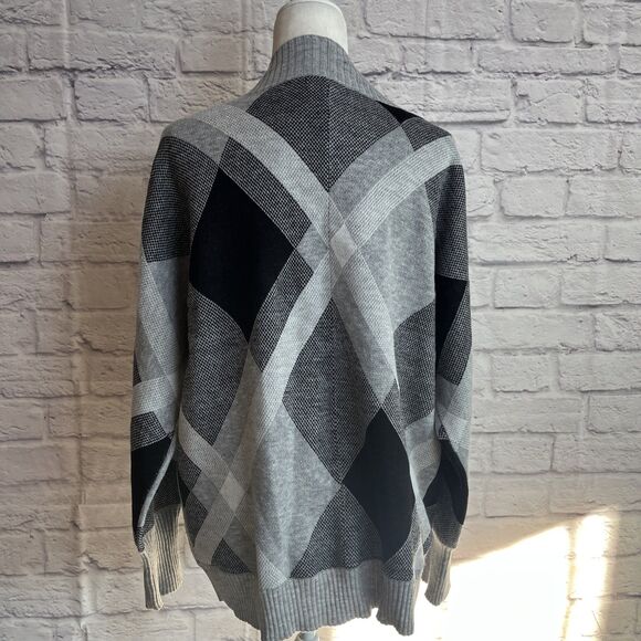 Lefty & Me Women’s NWOT Contemporary Preppy Open Front Cardigan Size Large - Picture 3 of 7